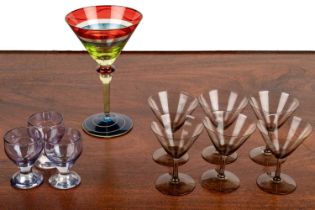 A collection of glassware