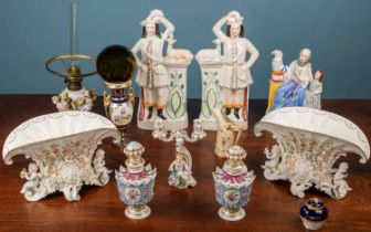 A collection of ceramics and porcelain