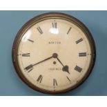 A Regency dial clock, the dial signed 'Sowter of Oxford'