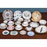 A collection of 18th century and later porcelain