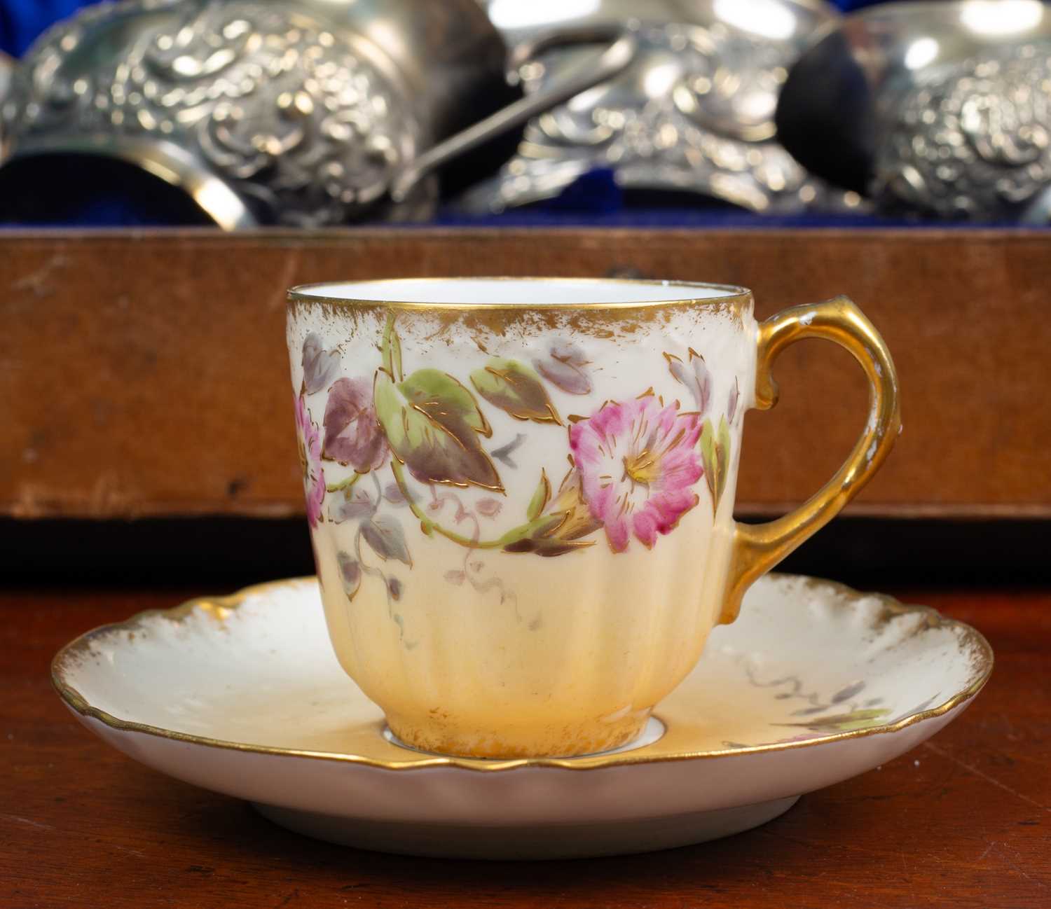 A cased tea set - Image 3 of 4