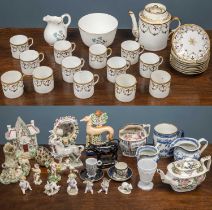 A collection of bijouterie and other porcelain