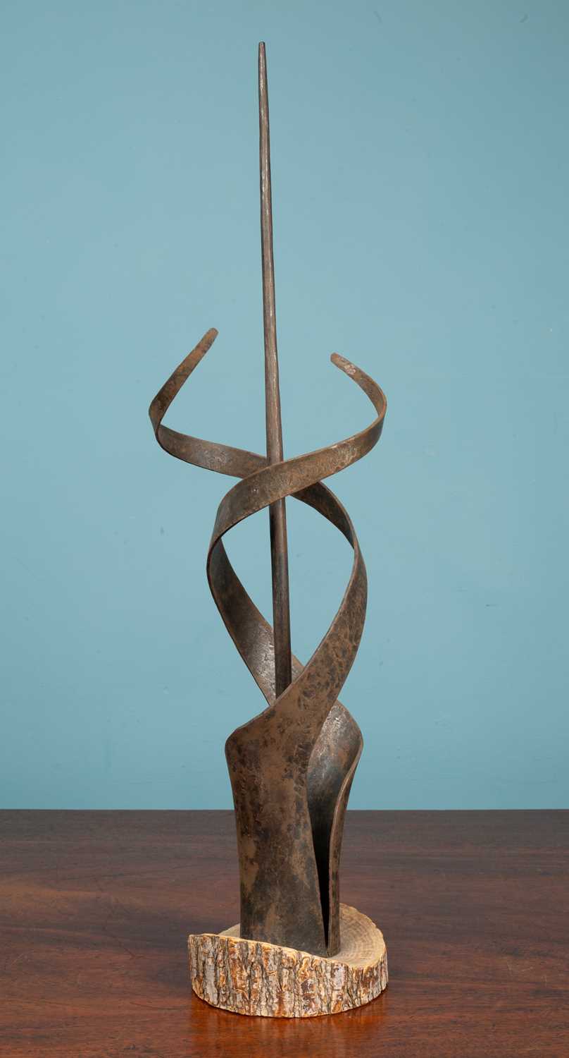 An abstract sculpture