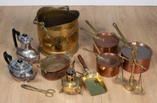 A collection of various silver plate