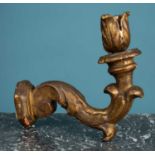 A Continental carved giltwood wall bracket