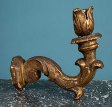 A Continental carved giltwood wall bracket