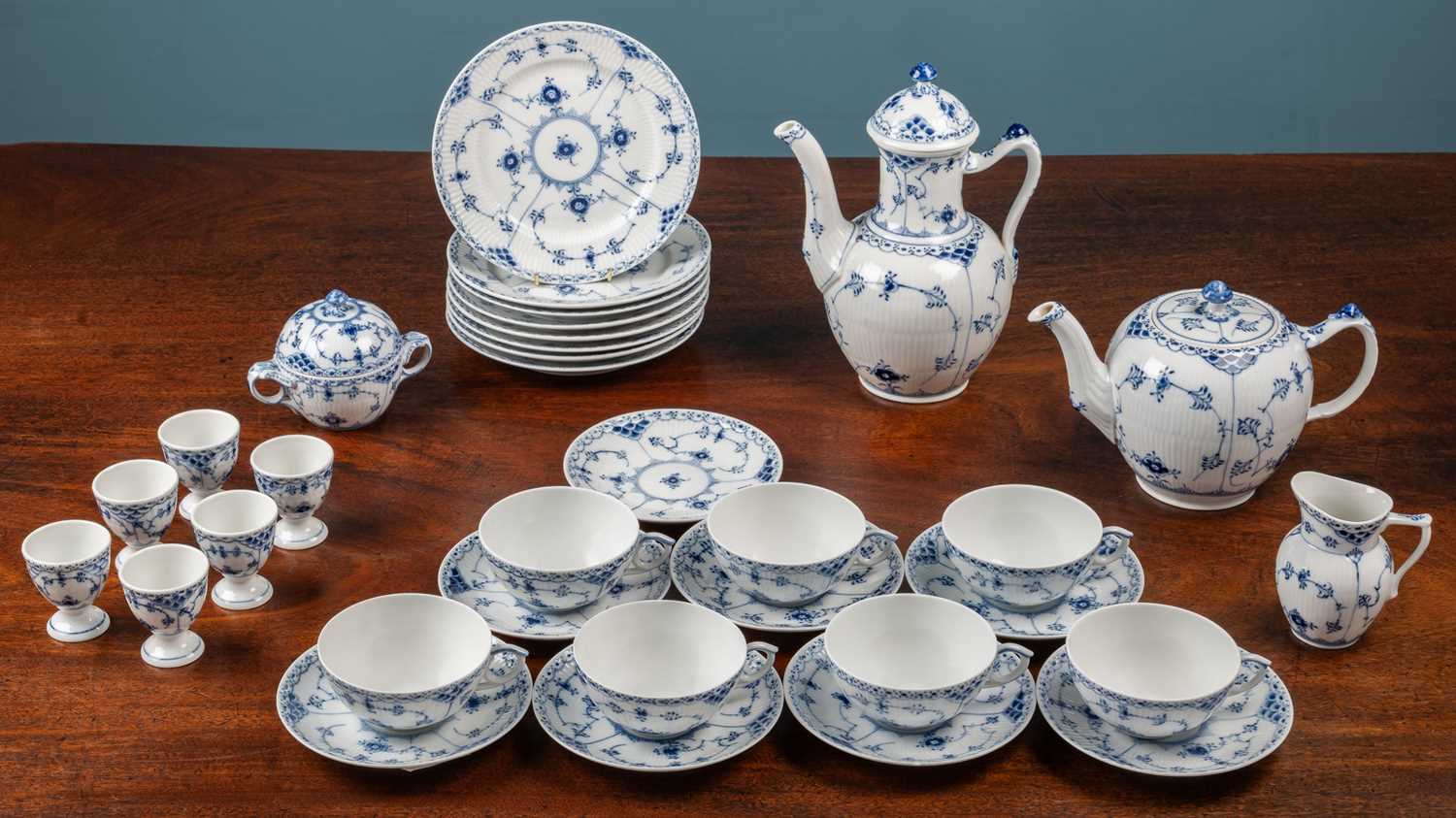 A 1960s Royal Copenhagen tea service