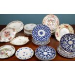 A collection of thirty eight plates mostly19th century English