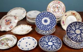 A collection of thirty eight plates mostly19th century English