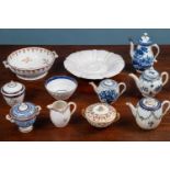 A collection of English porcelain