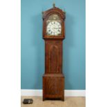 A mahogany longcase clock made by Tinkler, Newcastle