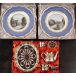 Collection of Royal Crown Derby comprising of: Royal Crown Derby imari patterned miniature tea set