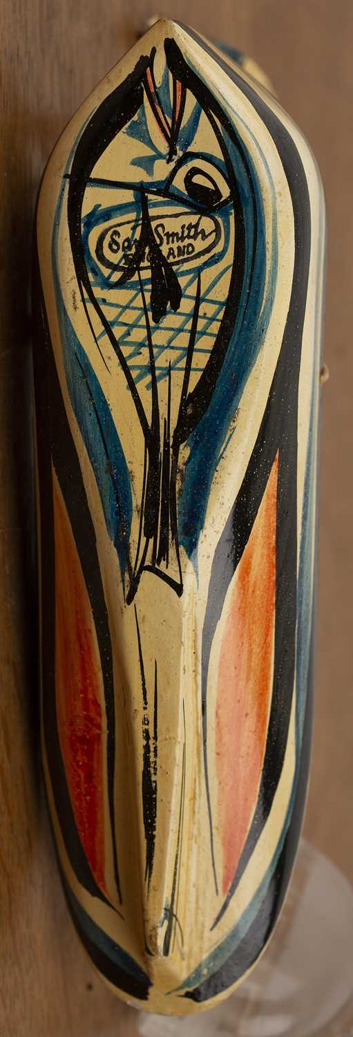 Sam Smith of Dartmouth (1908-1983) 'Executive', wooden model of a boat, with painted decoration, - Image 6 of 6