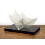 Frederick George Hughes (1924-2004) 'Sea Form 2', 1979, perspex and nylon sculpture, signed, 25cm