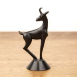 Richard Rohac (1906-1956) 'Untitled deer' small bronze sculpture, with impressed marks to the