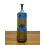 Derek Clarkson (1928-2013) studio ceramic vase, with crystalline glaze, impressed marks to the base,