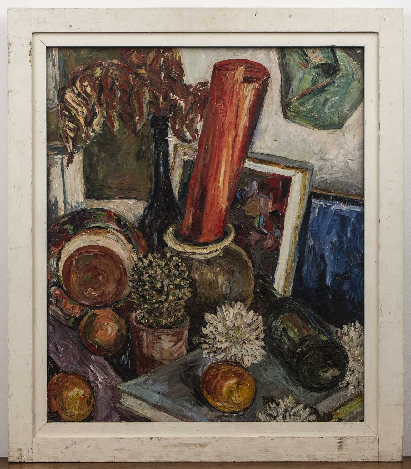 20th Century English School 'Untitled still life', oil on canvas, signed 'John Bratby' to the - Image 2 of 3