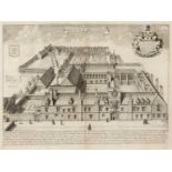 David Loggan (1634-1692) Balliol College, engraving, 29 x 40cm