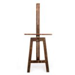 An old pine artist's easel Prov: Formerly from Ruskin College, Oxford Please note the back legs have
