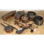 A collection of various large kitchenware items