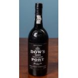 A bottle of Dows 1985 Vintage Port