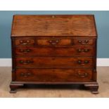 A George II mahogany bureau