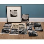 A collection of World War II exhibition photographs from "The modern British officer learns to be a