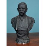 Alexander Zeitlin (Russian, b.1872-d.1946), a bust of a gentleman, possibly Lord Kitchener
