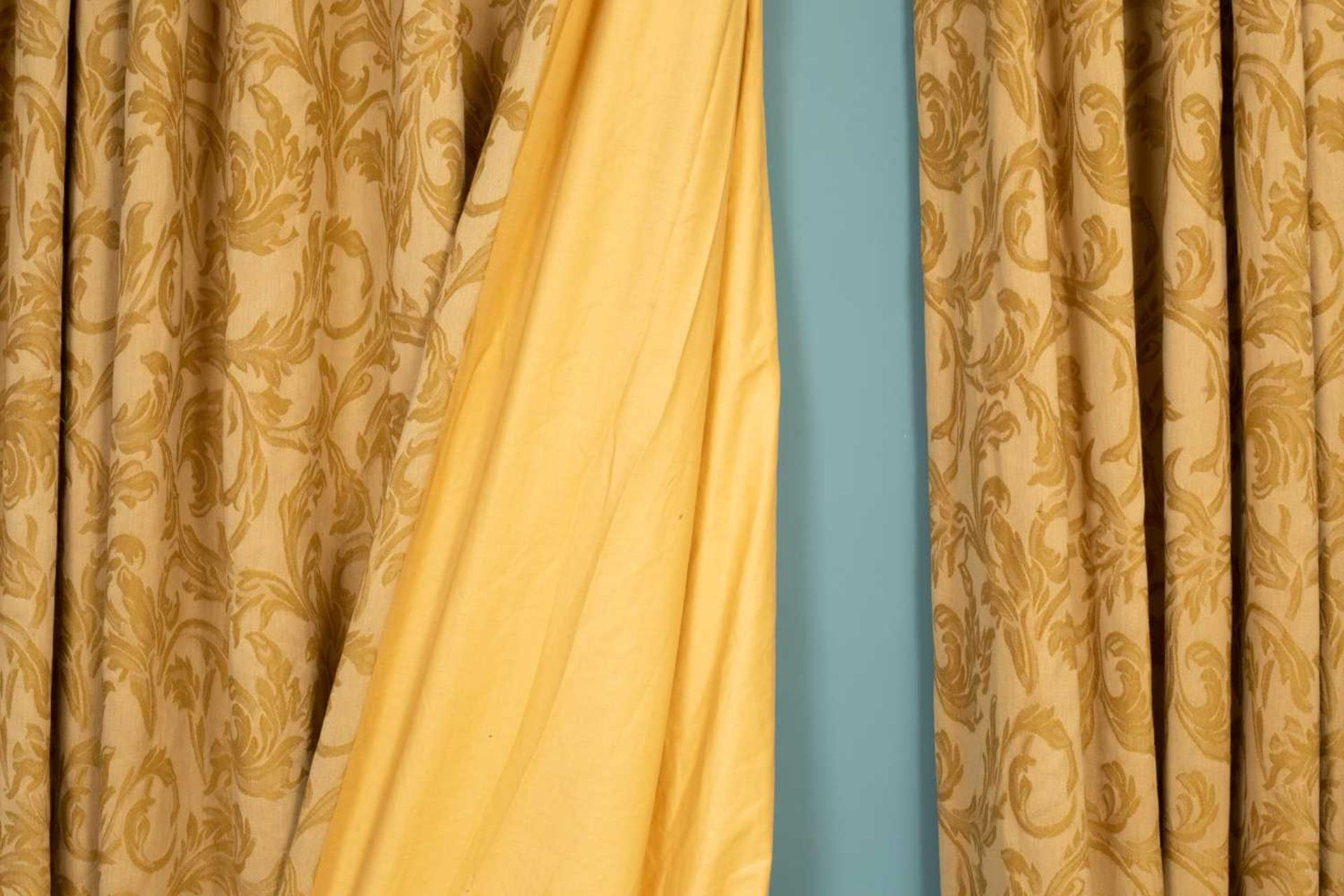 Two pairs of interlined curtains - Image 7 of 7