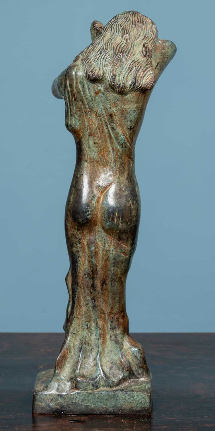 A 20th century school bronze sculpture of a female - Image 3 of 3