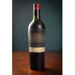 A bottle of 1937 Chateau-Palmer, Margaux France