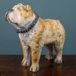 A modern Art Pottery bulldog