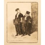 Honoré Daumier (French, b.1808-d.1879), 'Les Avocats Et Les Plaideurs'