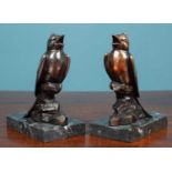 A pair of French Art Deco style bookends