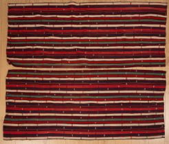 A pair of striped Kilim rugs