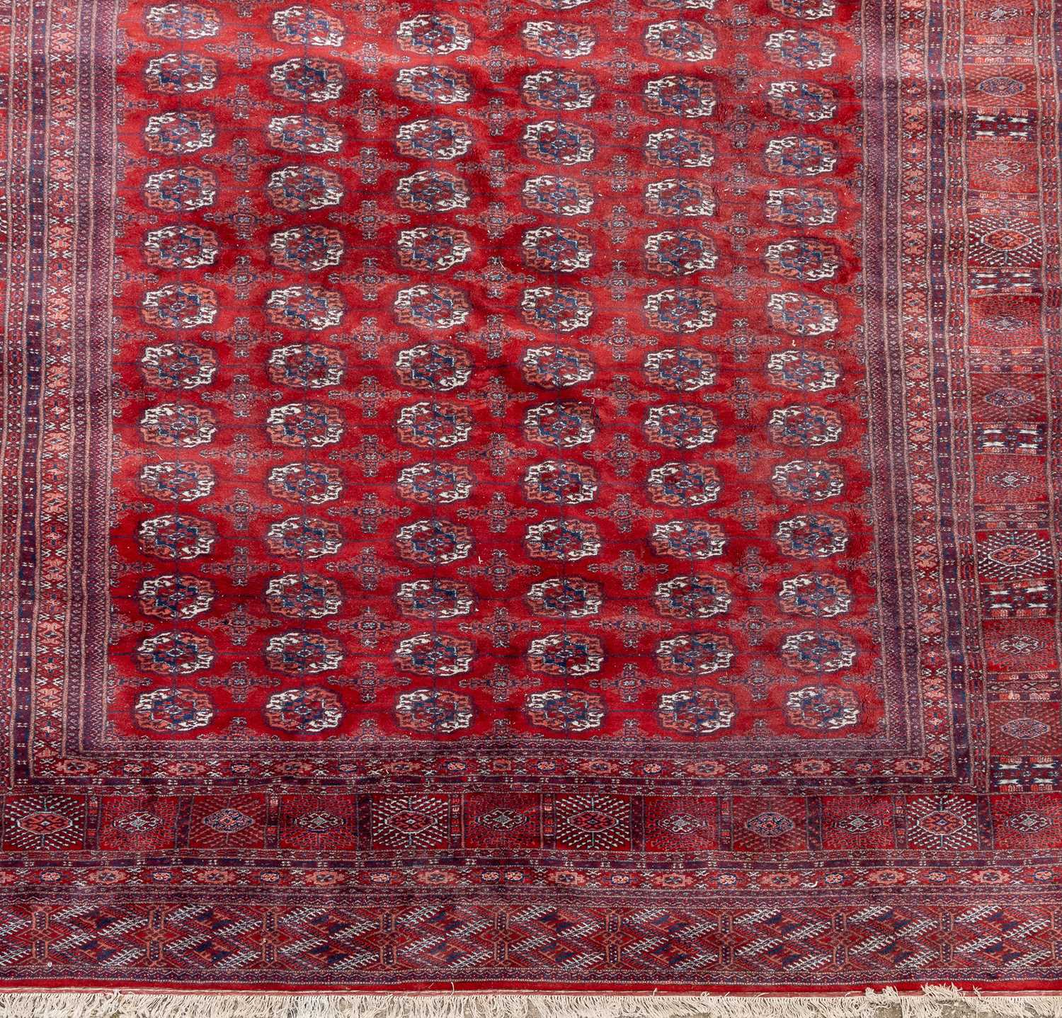 A Baluchi style red ground carpet - Image 2 of 3