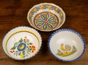 Three French Fiance bowls