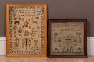 Two early 19th century samplers