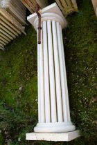 A cast iron radiator modelled as a Doric column