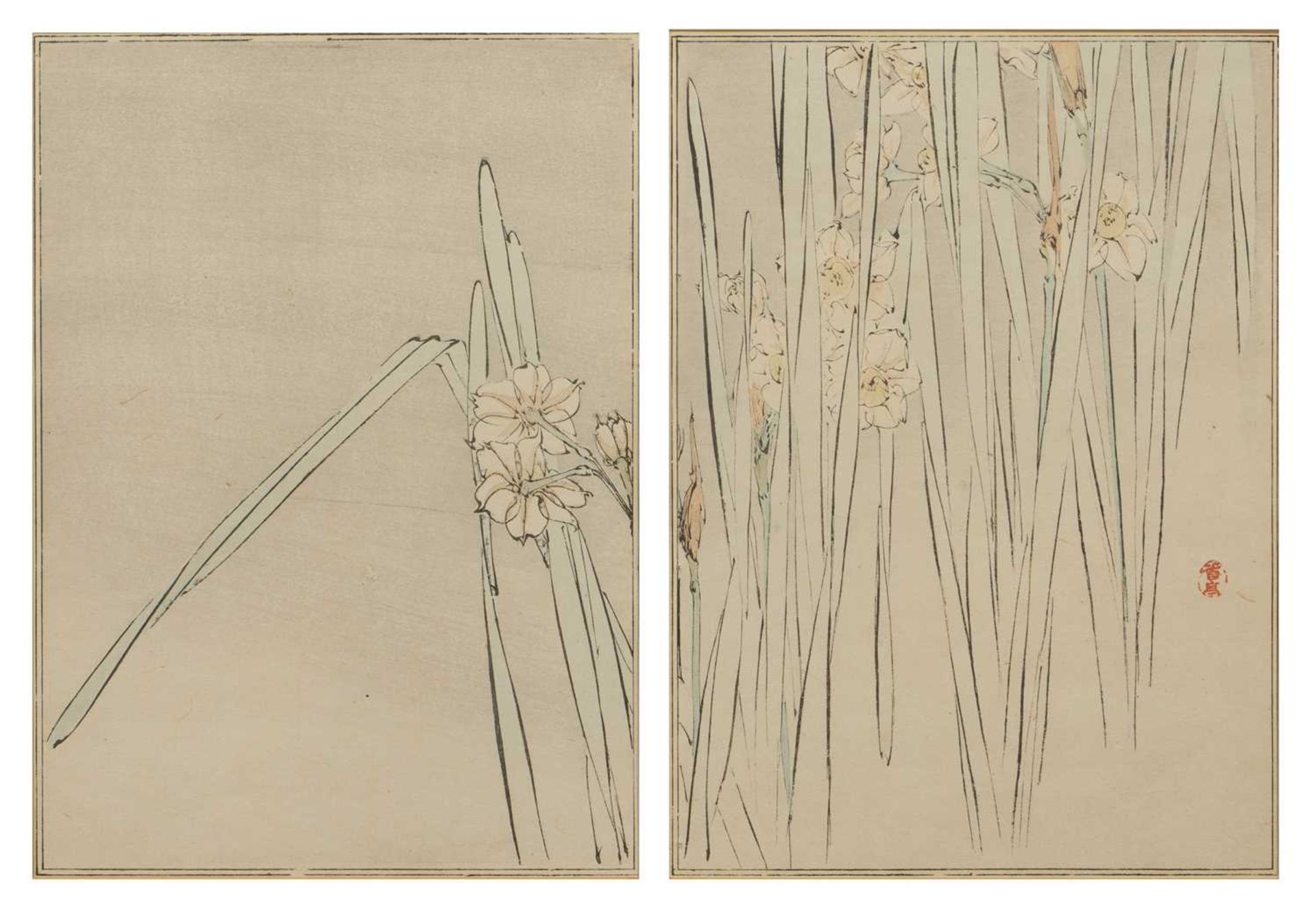 After Tsukioka Kinzaburo Yoshitoshi (1839-1892) woodcut in colours, Hanai Oume, Takeda Kounsai - Bild 4 aus 6