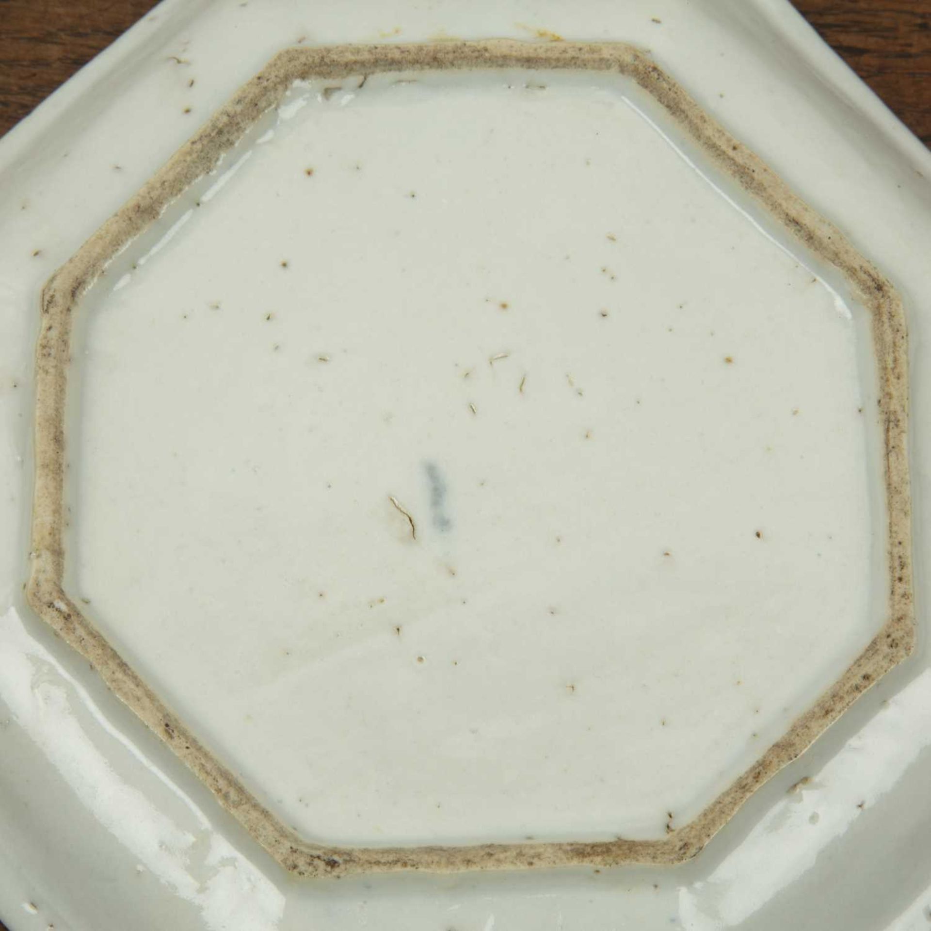 Blue and white hors d'oeuvres dish Chinese, 19th Century with a central octagonal dish and eight - Image 3 of 4