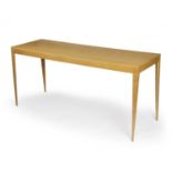 Manner of Terence Conran (1931-2020) Console table birch 70cm high, 150cm wide. Provenance: The