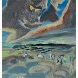Derek Hyatt (1931-2015) English Landscape oil on board 29.5 x 29.5cm. Provenance: The collection