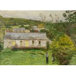 Carel Weight (1908-1997) Irish Cottage signed (upper left) oil on board 39 x 54cm. Provenance: