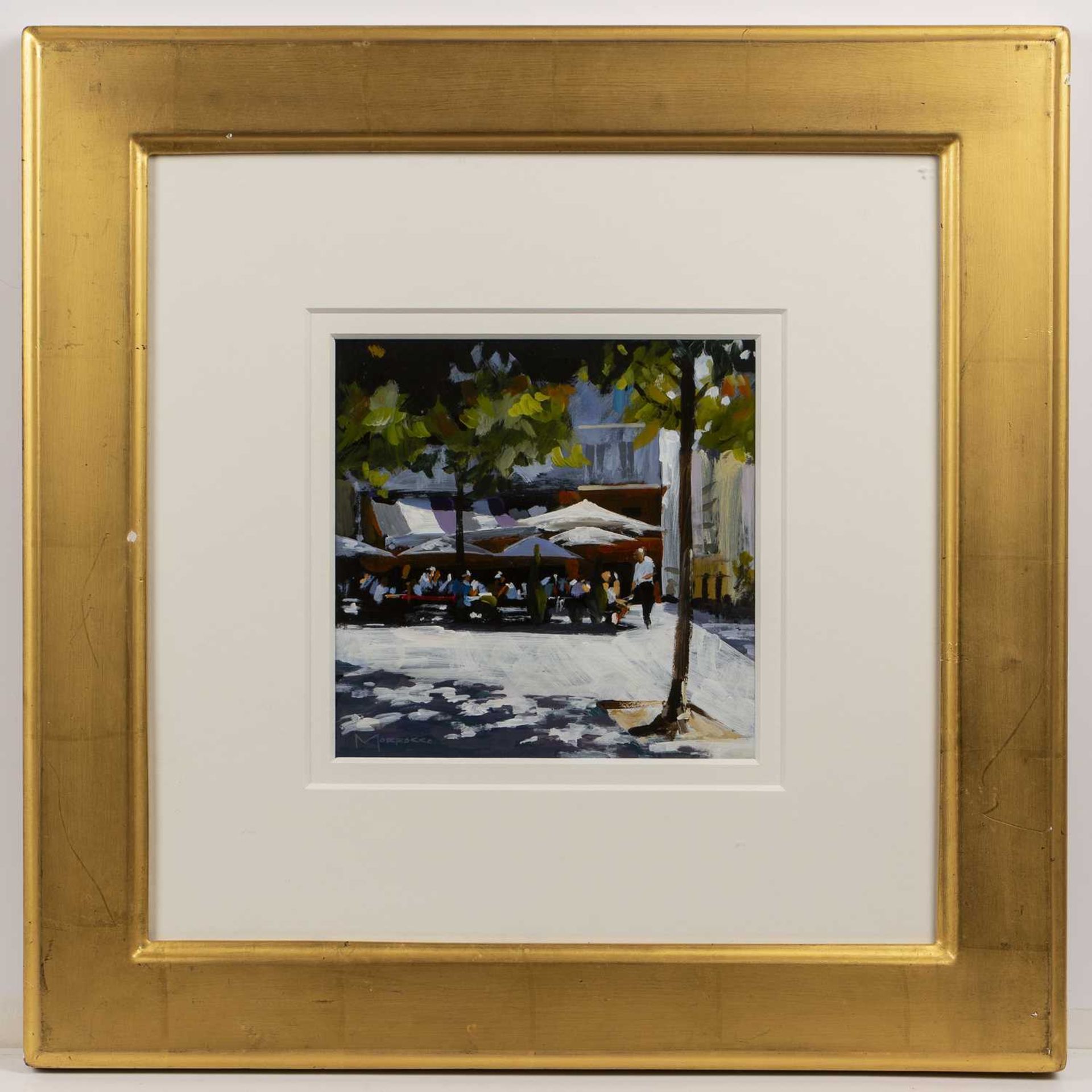 Jack Morrocco (b.1953) Relais de la Butte, Montmartre (study) signed (lower left) acrylic 20 x - Image 2 of 3