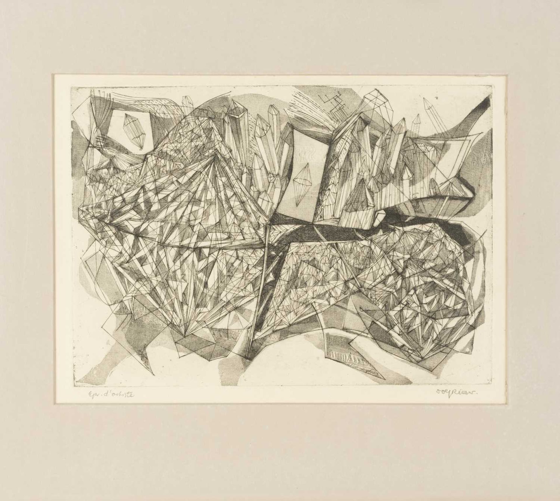 Dolf Rieser (1898-1983) Untitled signed and inscribed in pencil (in the margin) etching 23 x 32cm; - Bild 2 aus 5