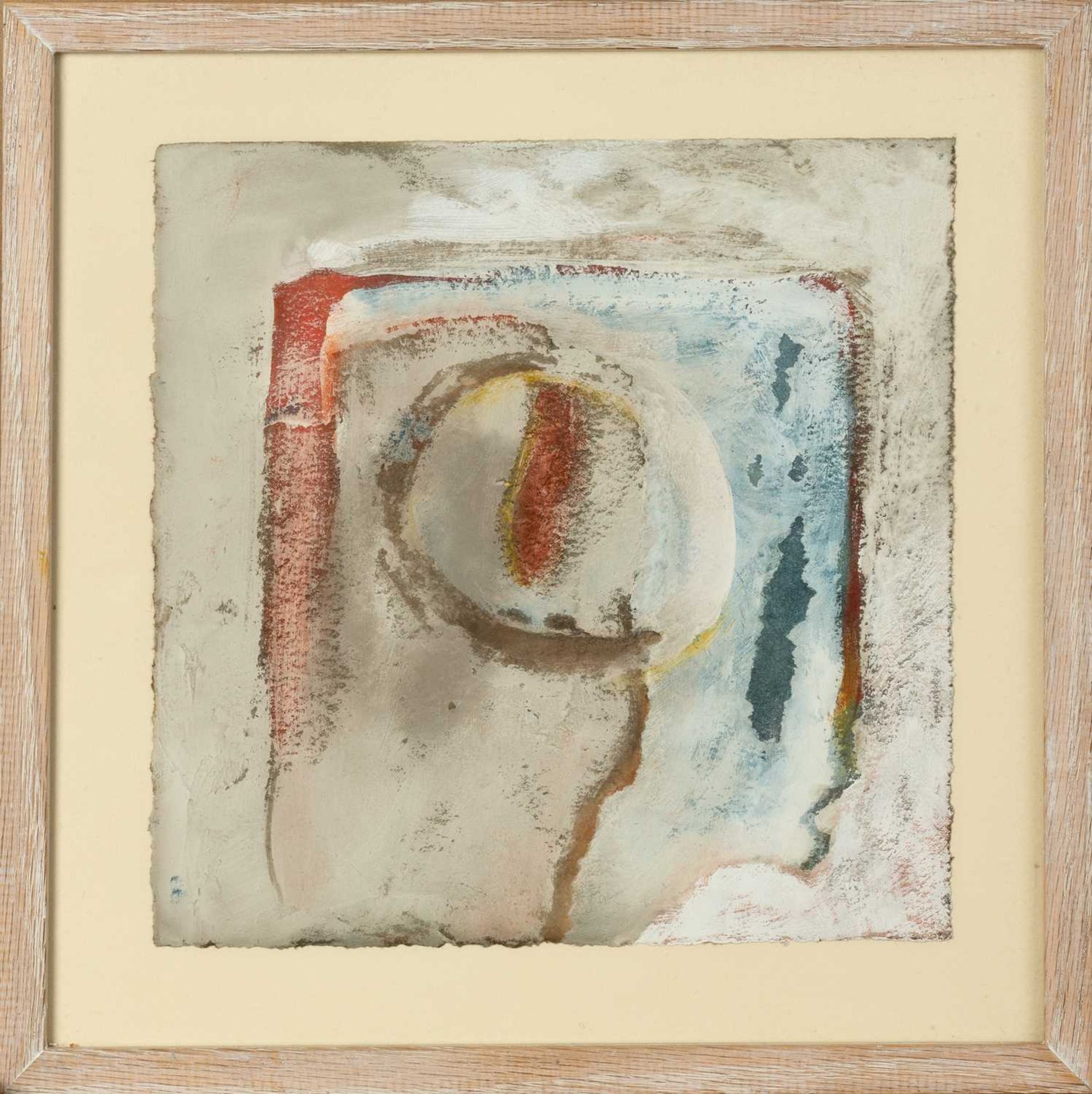 Peter Dover (b.1954) Through; and Head, 1988 signed, titled and dated (to reverse) oil and gesso - Image 2 of 3
