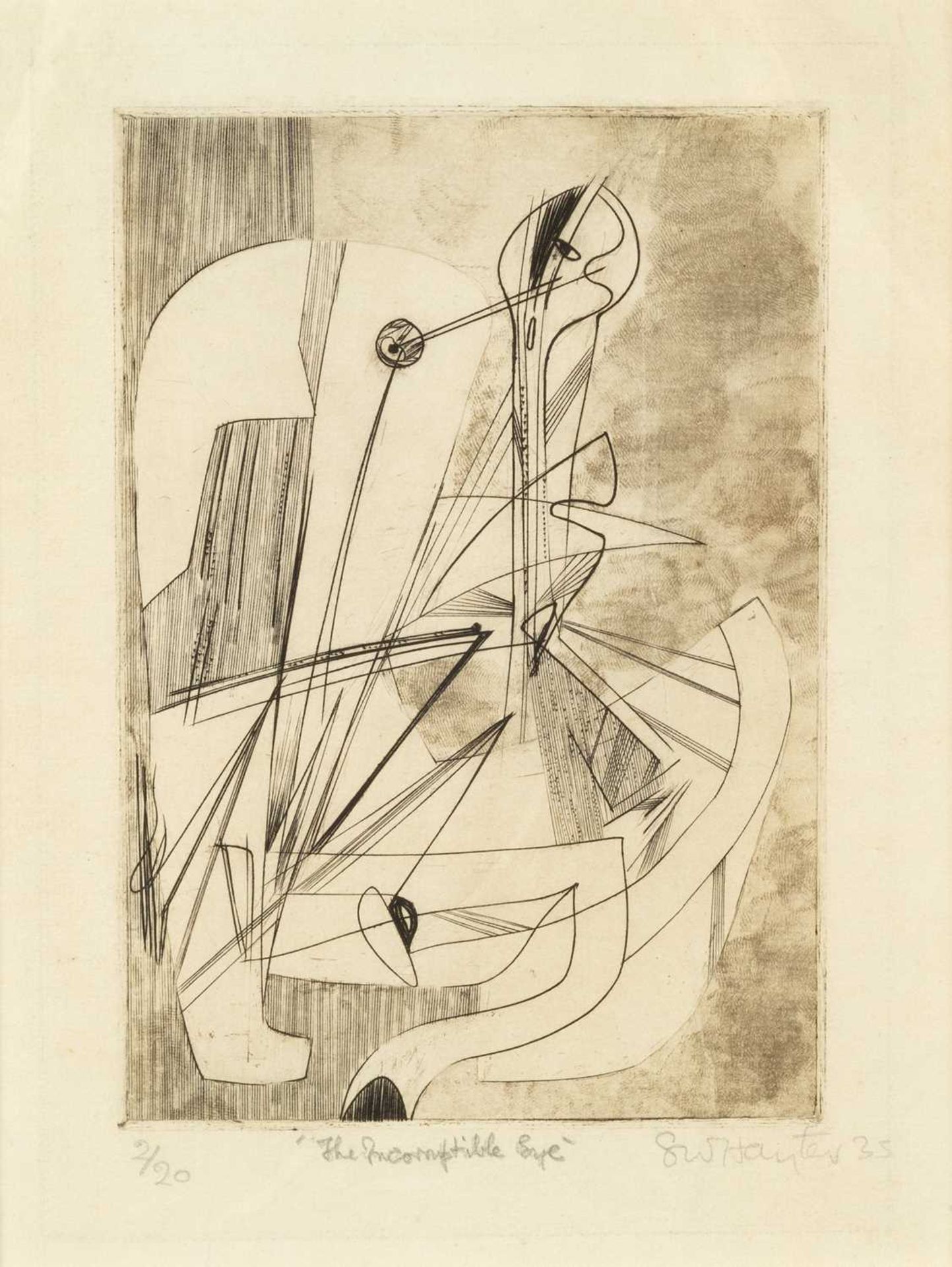 Stanley William Hayter (1901-1988) The Incorruptible Eye, 1935 2/20, signed, dated, titled, and