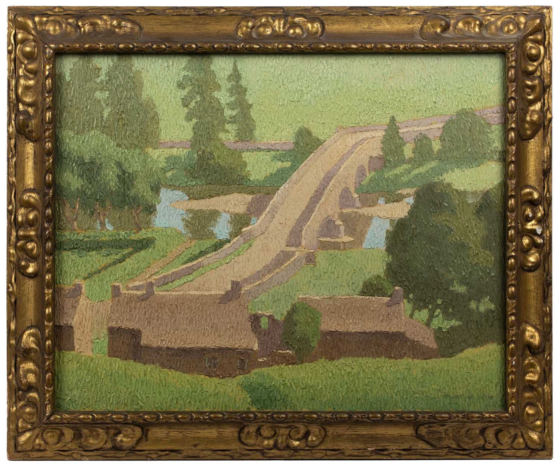 David Pare (1911-1996) Isle's Bridge, Swaledale, Yorkshire, 1935 signed and dated (lower right) - Image 2 of 5