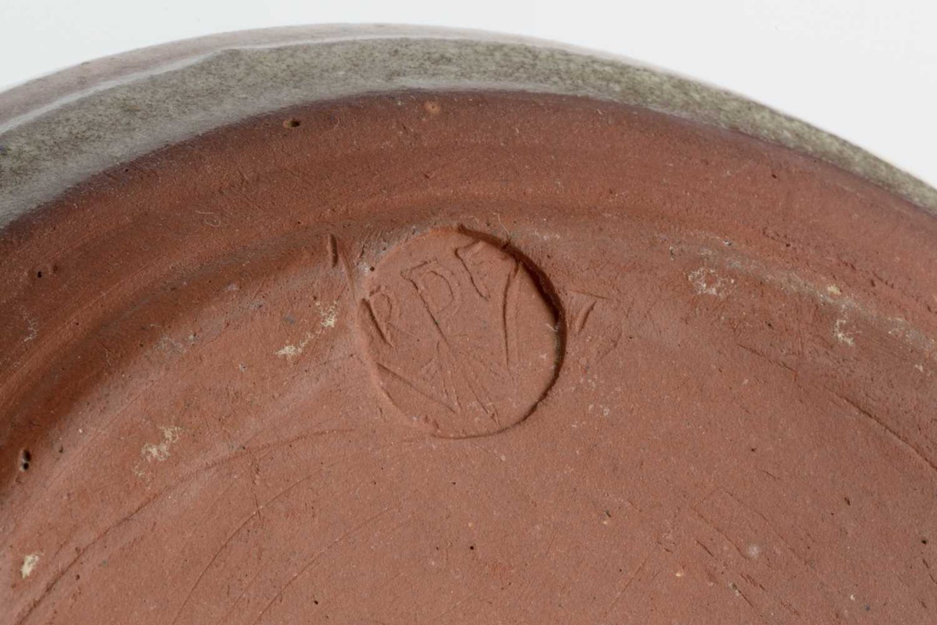 Ray Finch (1914-2012) at Winchcombe Pottery Bowl painted 'Paul' impressed potter's seal 15.5cm - Bild 3 aus 3